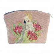 French Tapestry Cosmetic Bag - Aussie Birds